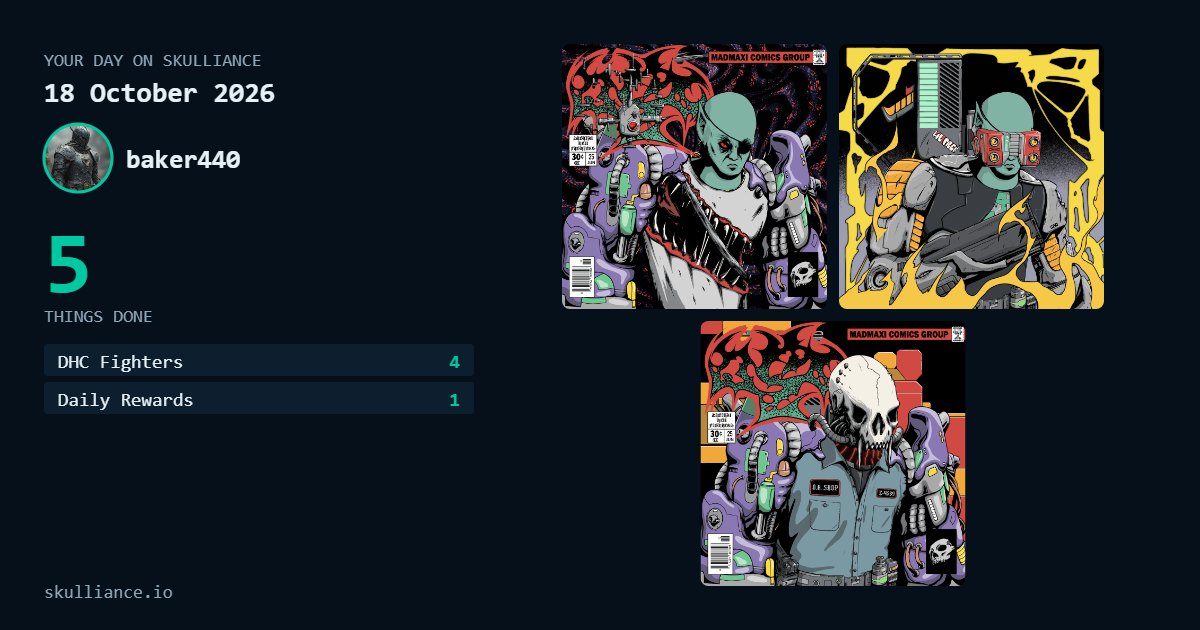 One player's day on Skulliance