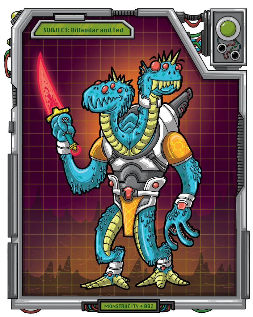Billandar and Ted - Monstrocity Base character