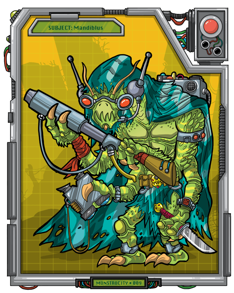 Mandiblus - Monstrocity Leader character