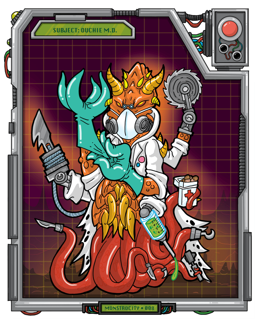 Ouchie - Monstrocity Leader character