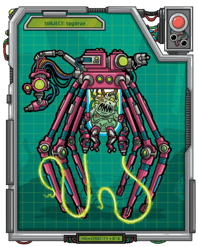 Spydrax - Monstrocity Leader character